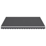 Awning Replacement Fabric Anthracite 450x350 cm Polyester
