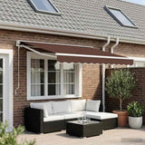 Awning Replacement Fabric Brown 300x250 cm Polyester