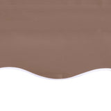 Replacement Fabric for Awning Brown 4x3 m