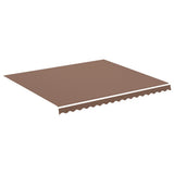 Awning Replacement Fabric Brown 400x350 cm Polyester