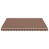 Awning Replacement Fabric Brown 400x350 cm Polyester