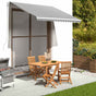 Awning Replacement Fabric Anthracite and White 300x250 cm