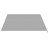 Awning Replacement Fabric Anthracite and White 450x350 cm Polyester