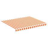 Replacement Fabric for Awning Yellow and Orange 3x2.5 m - Front View