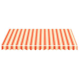 Replacement Fabric for Awning Yellow and Orange 3x2.5 m - Top-Down View