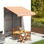 Awning Replacement Fabric Yellow and Orange 300x250cm Polyester