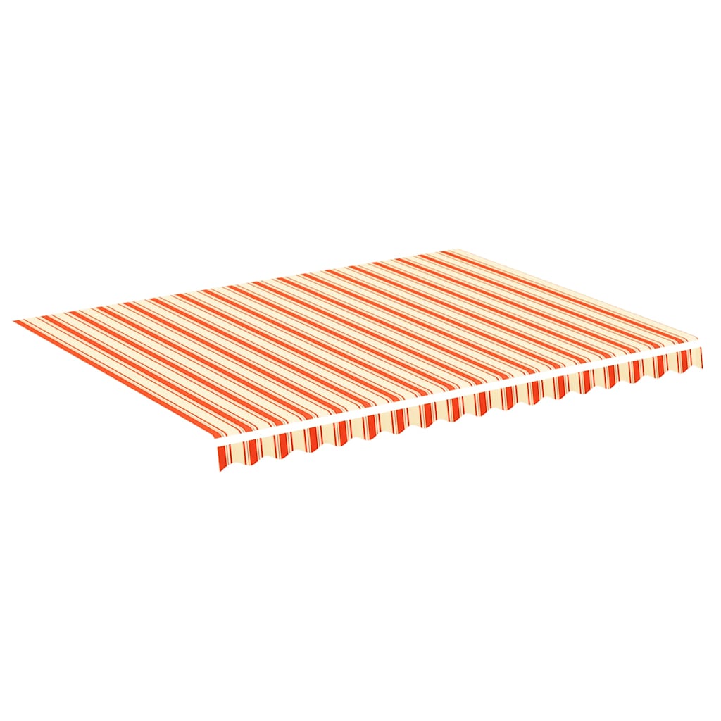 Awning Replacement Fabric Yellow and Orange 400x300 cm Polyester