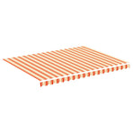 Awning Replacement Fabric Yellow and Orange 400x300cm Polyester