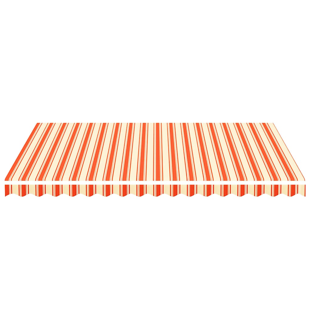 Awning Replacement Fabric Yellow and Orange 400x300 cm Polyester