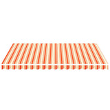 Awning Replacement Fabric Yellow and Orange 400x300 cm Polyester