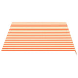 Awning Replacement Fabric Yellow and Orange 400x300 cm Polyester - Top-Down View