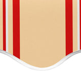 Awning Replacement Fabric Yellow and Orange 400x300 cm Polyester - 45-Degree Angle