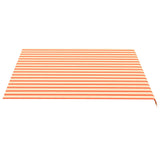 Replacement Fabric for Awning Yellow and Orange 4x3.5 m - Top-Down View