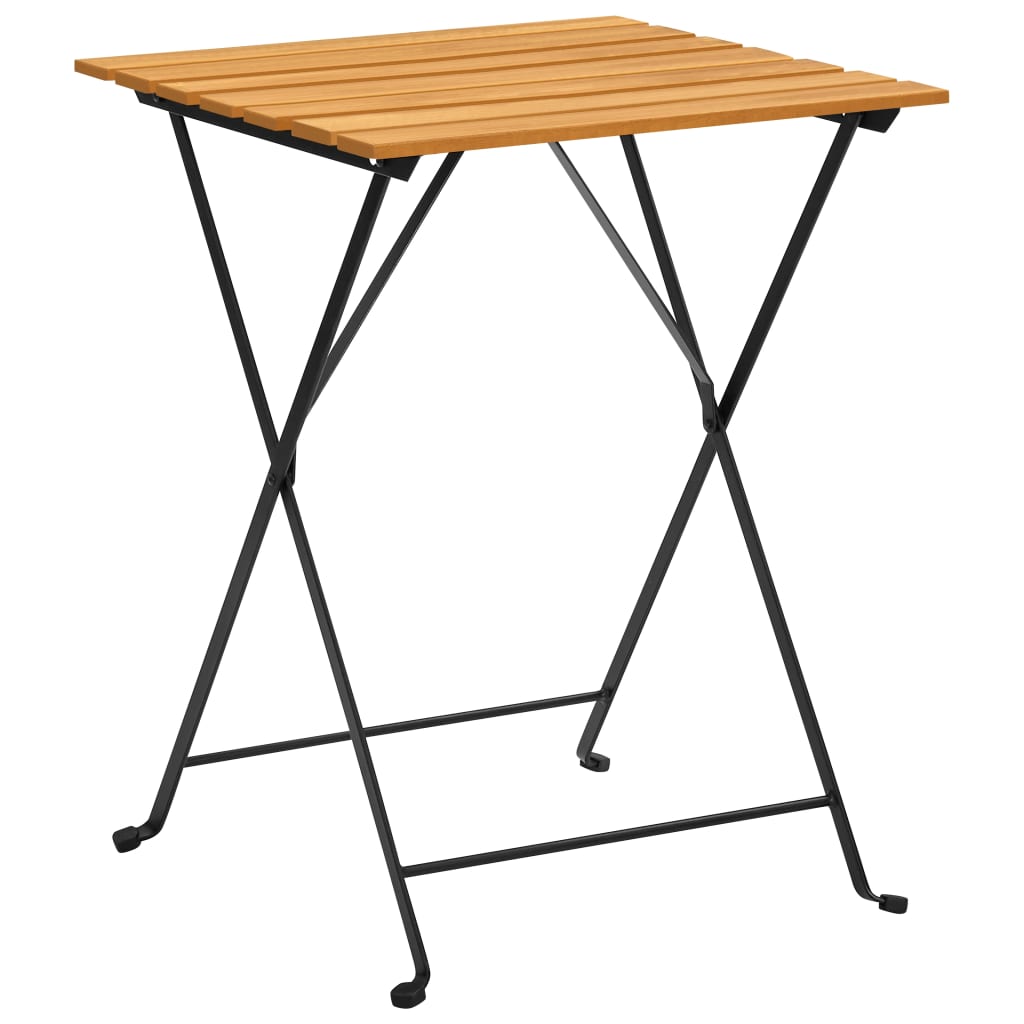 Bistro Table 55x54x71 cm Solid Acacia Wood