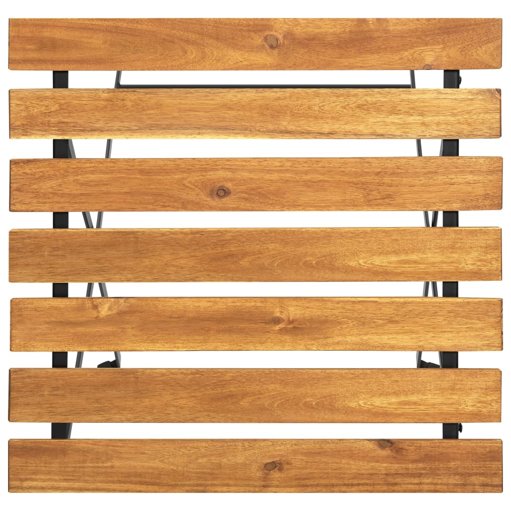 Bistro Table 55x54x71 cm Solid Acacia Wood