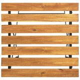 Bistro Table 55x54x71 cm Solid Acacia Wood