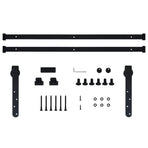 Mini Sliding Cabinet Door Kit Carbon Steel 183 cm