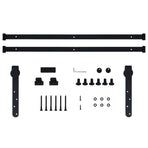 Mini Sliding Cabinet Door Kit Carbon Steel 200 cm