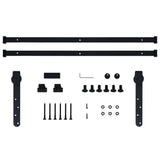 Mini Sliding Cabinet Door Kit Carbon Steel 200 cm - 45-Degree Angle