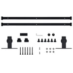 Mini Sliding Cabinet Door Kit Carbon Steel 183 cm