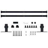 Mini Sliding Cabinet Door Kit Carbon Steel 183 cm - 45-Degree Angle