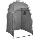 Shower WC Changing Tent Grey - Front View