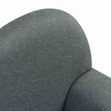 Children Sofa Grey Fabric - 45-Degree Angle