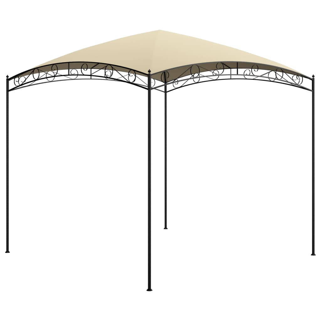 Gazebo 3x3x2.65 m Cream 180 g/m?