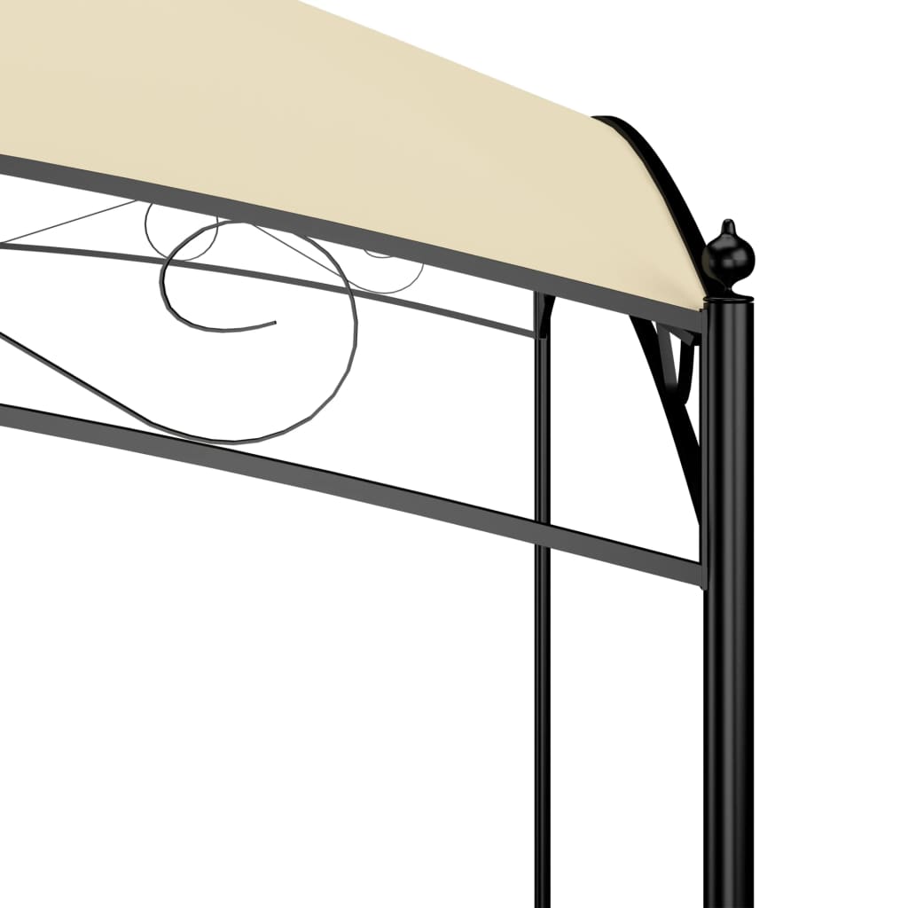 Gazebo 3x3x2.65 m Cream 180 g/m?