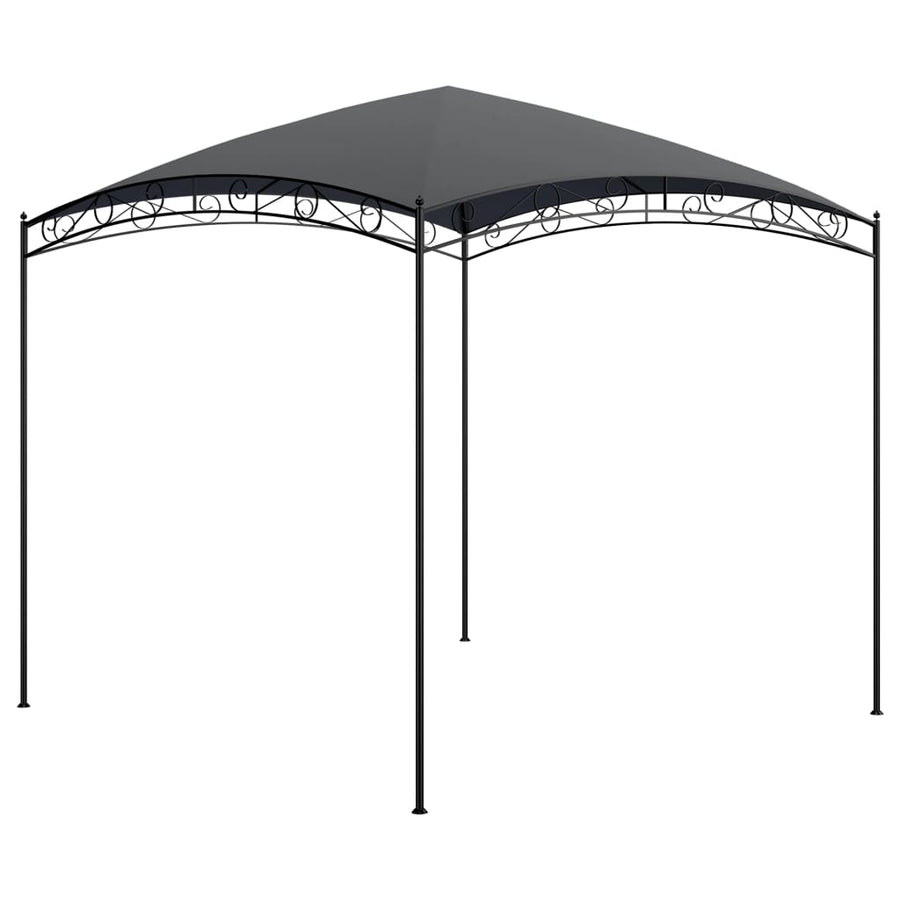 Gazebo 3x3x2.65 m Anthracite 180 g/m?