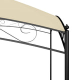 Gazebo 3x4x2.65 m Cream 180 g/m? - Top-Down View