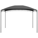 Gazebo 3x4x2.65 m Anthracite 180 g/m? - Front View