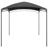 Gazebo 3x4x2.65 m Anthracite 180 g/m? - Side View