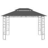 Gazebo 4x3x2.7 m Anthracite 160 g/m²