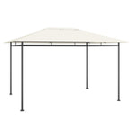 Gazebo 384x281x270 cm Cream 180 g/m²