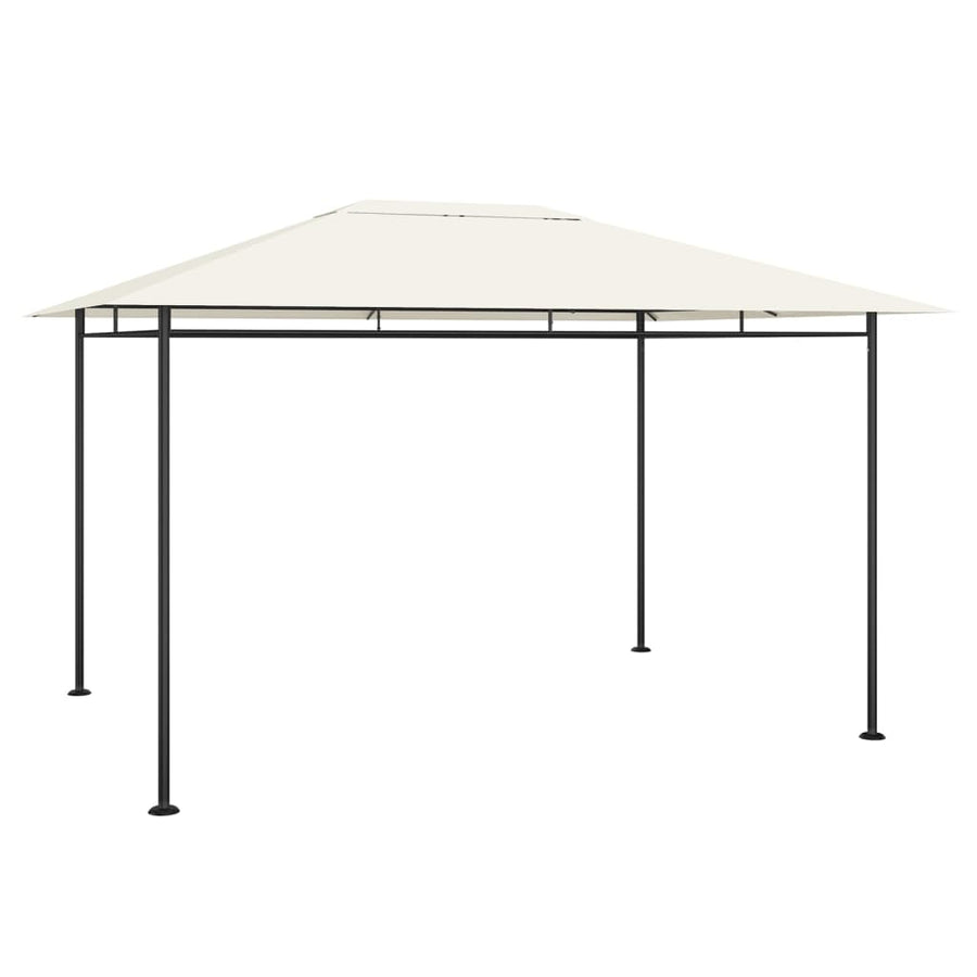Gazebo 384x281x270 cm Cream 180 g/m²