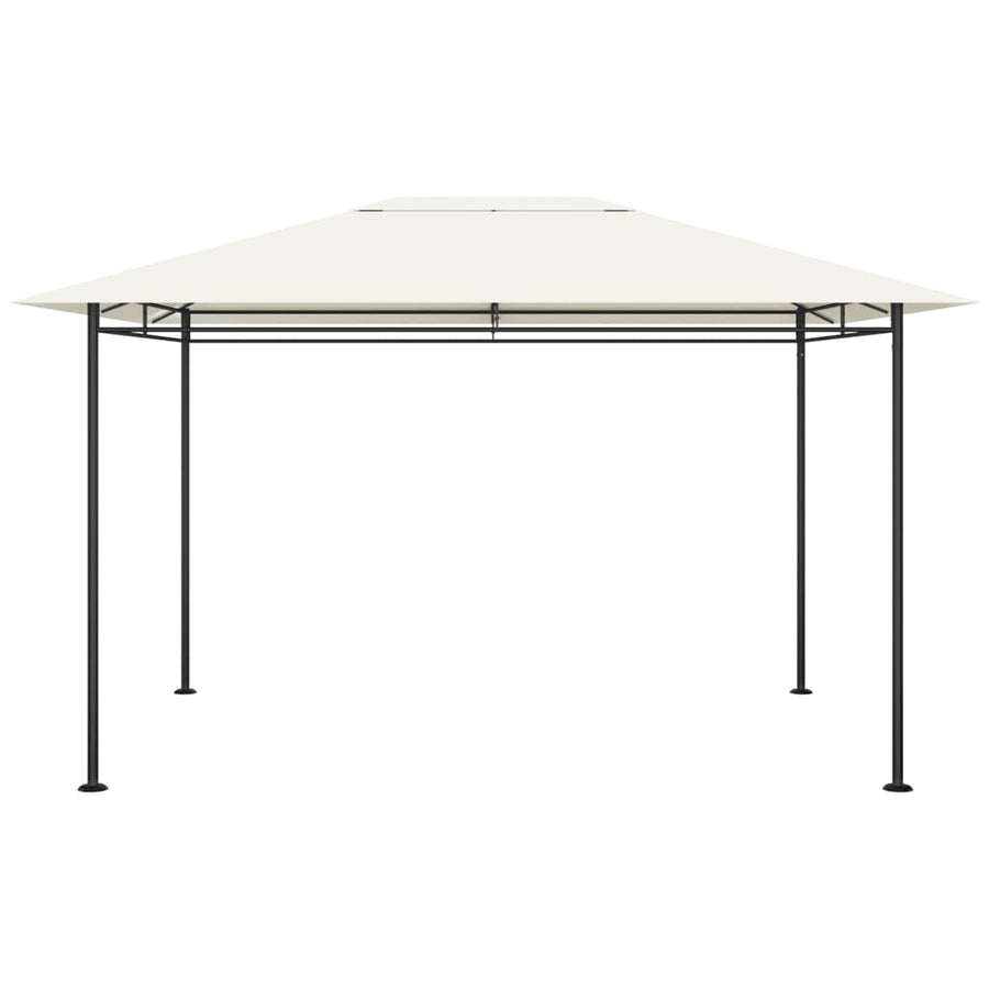 Gazebo 384x281x270 cm Cream 180 g/m²