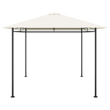 Gazebo 384x281x270 cm Cream 180 g/m²
