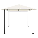 Gazebo 384x281x270 cm Cream 180 g/m²