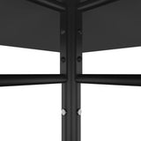 Gazebo 384x281x270 cm Anthracite 180 g/m? - Top-Down View