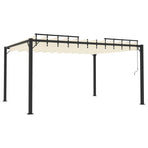 Gazebos 3 x 4 m Cream Fabric and Aluminium