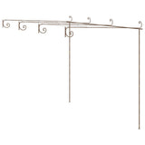 Garden Pergola Antique Brown 4x3x2.5 m Iron