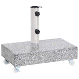 Umbrella Base Light Grey 45x25x8.3 cm Granite