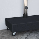 Umbrella Base Black 45x25x8 cm Granite - Top-Down View