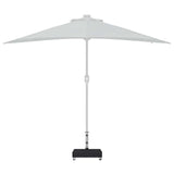 Umbrella Base Black 45x25x8 cm Granite - 45-Degree Angle