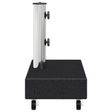 Umbrella Base Black 45x25x8 cm Granite - Close-Up Angle