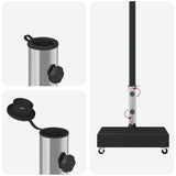 Umbrella Base Black 45x25x8 cm Granite - Extra Image