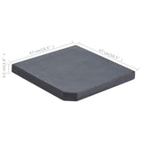Umbrella Weight Plate Black Granite Square 25 kg - 45-Degree Angle