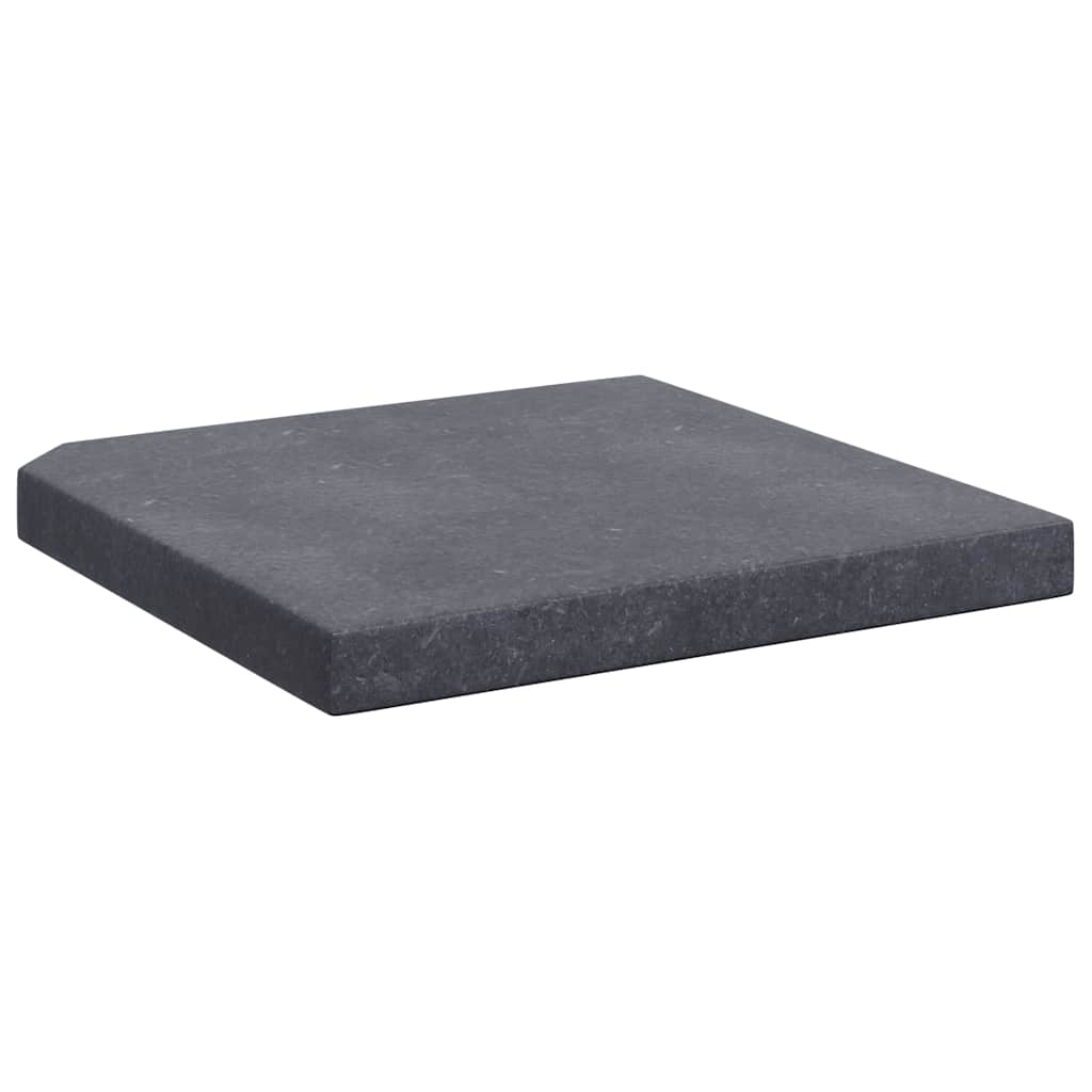 Umbrella Weight Plate Black Granite Square 25 kg