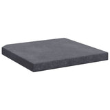 Umbrella Weight Plate Black Granite Square 25 kg